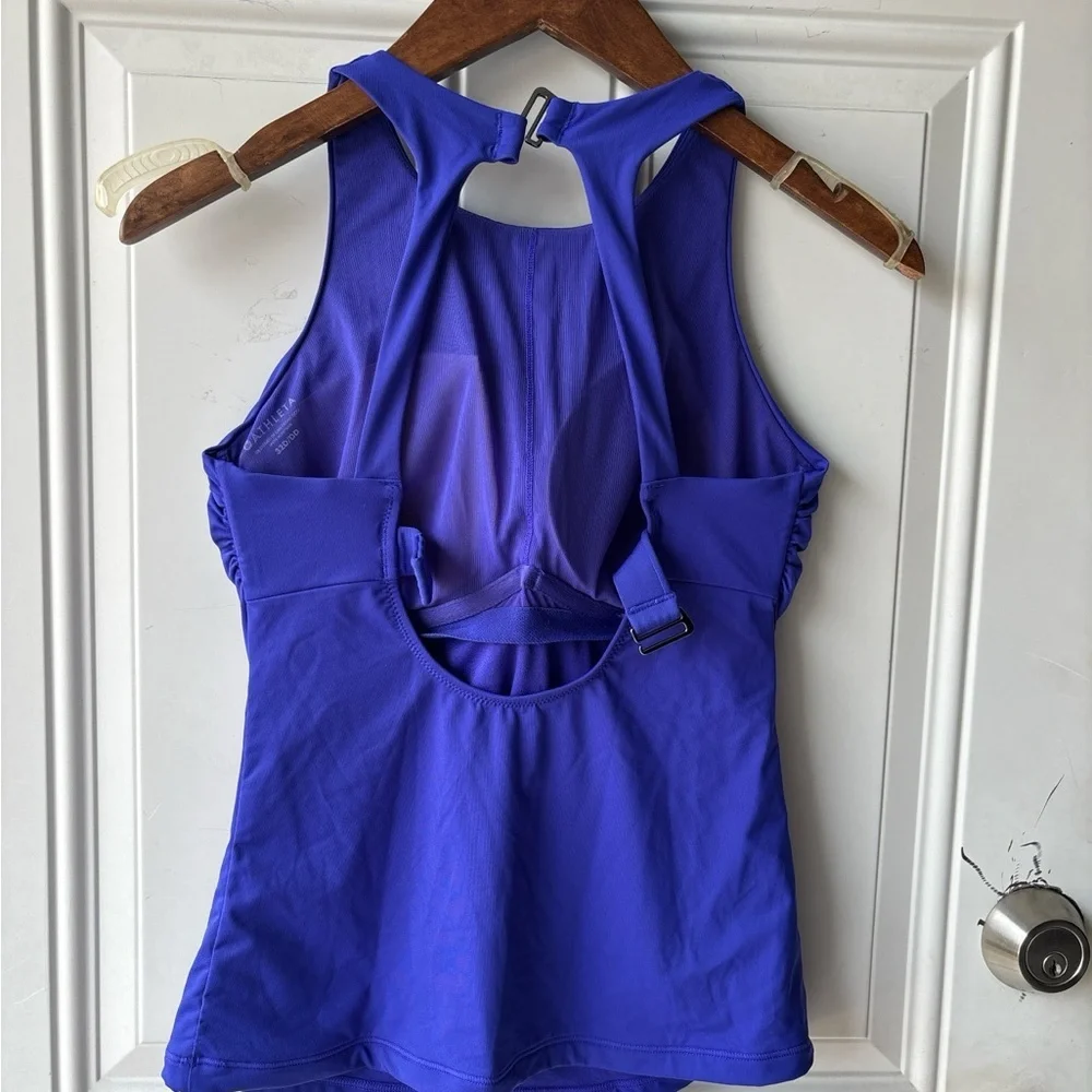Athleta Cobalt Blue High-Neck Tank